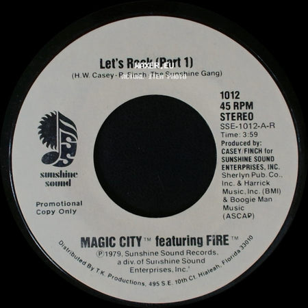 Magic City Featuring Fire - Let's Rock (Part 1) / Let's Rock (Part 1) side B
