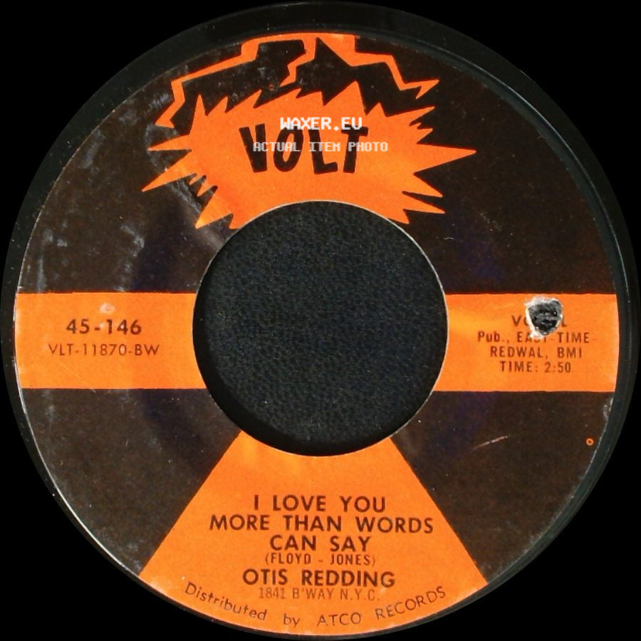 Otis Redding - Let Me Come On Home / I Love You More Than Words Can Say side B