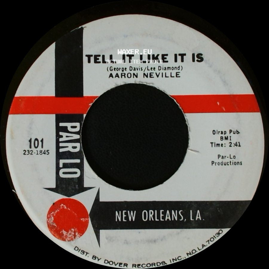 Aaron Neville - Tell It Like It Is / Why Worry side A
