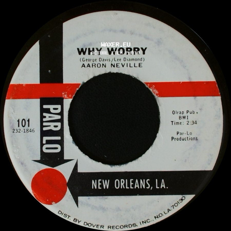 Aaron Neville - Tell It Like It Is / Why Worry side B