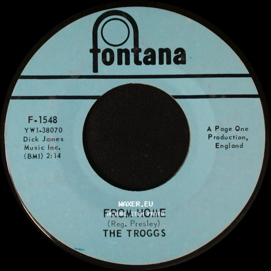 The Troggs - From Home / Wild Thing side A