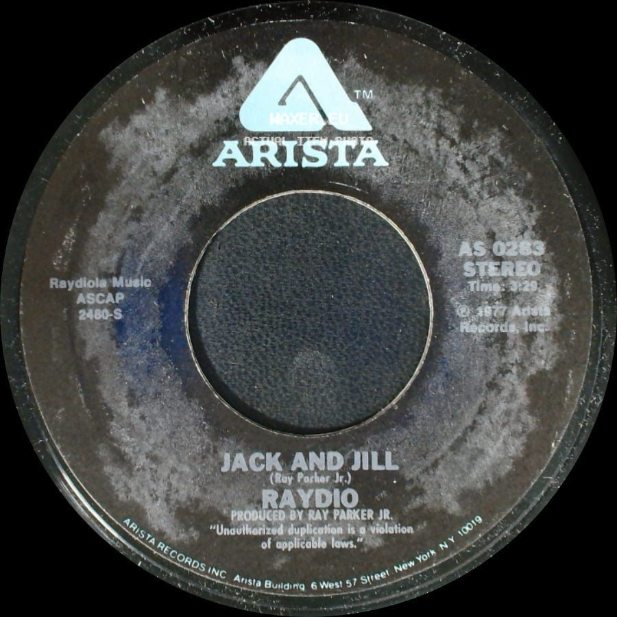 Raydio - Get Down / Jack And Jill side B