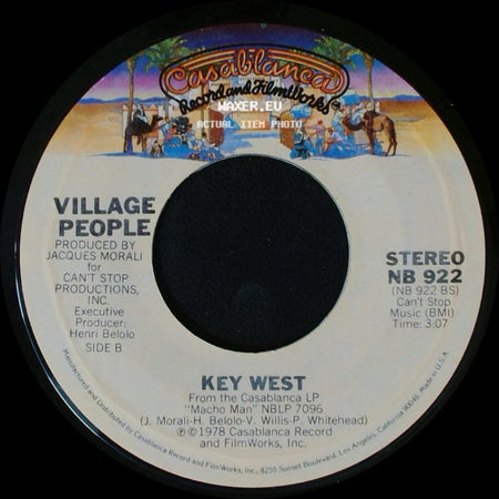 Village People - Macho Man / Key West side B