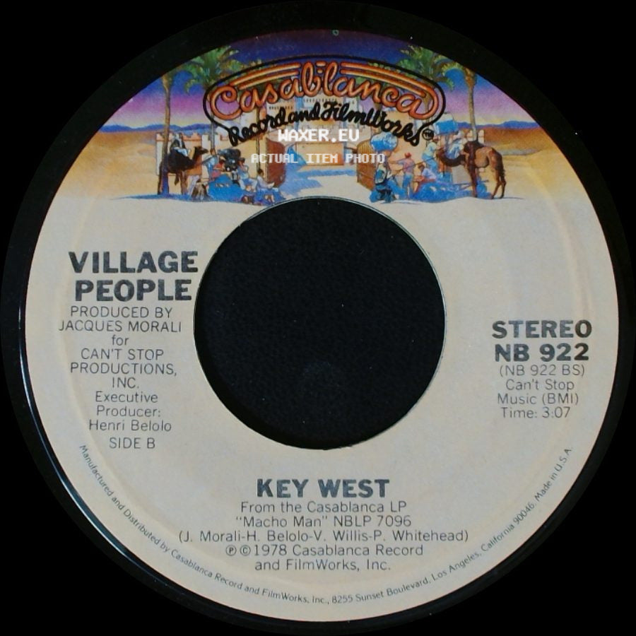 Village People - Macho Man / Key West side B