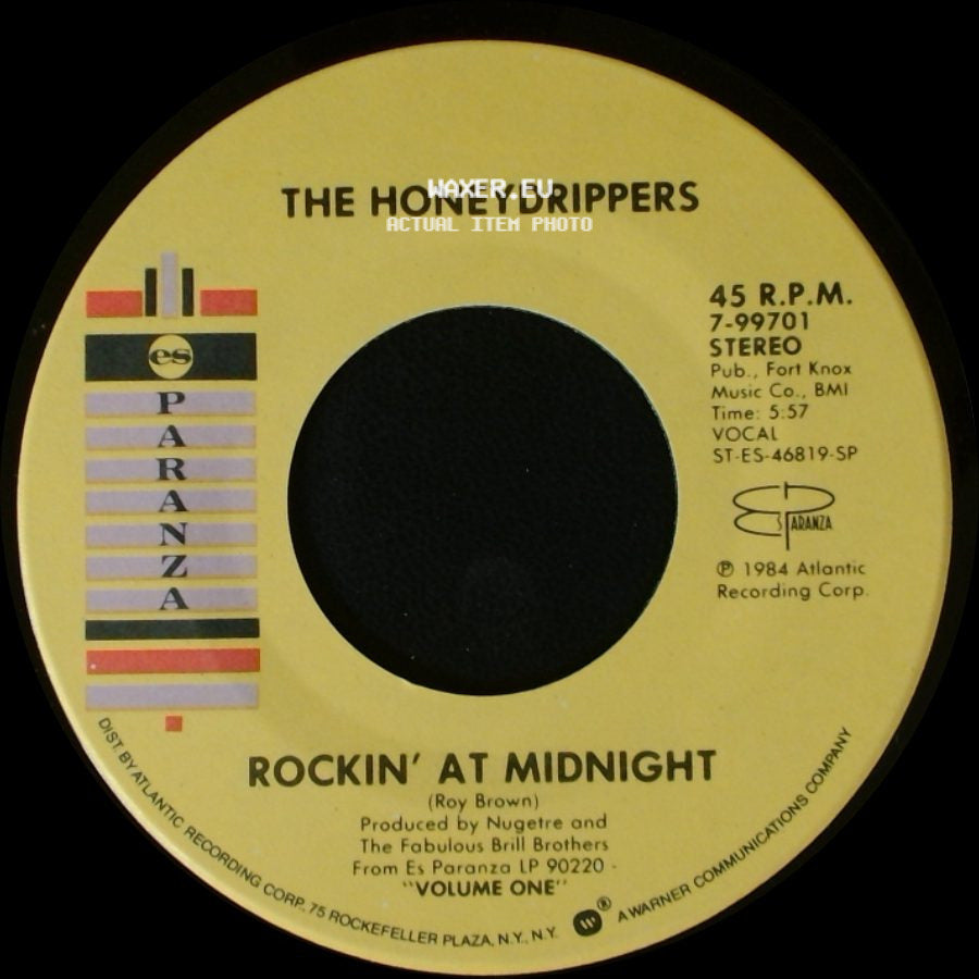 The Honeydrippers - Rockin' At Midnight / Sea Of Love side A
