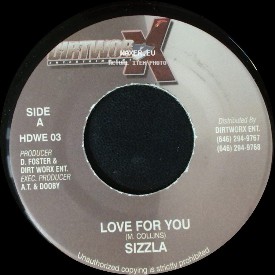 Sizzla / Ice - Love For You / Greatness side A