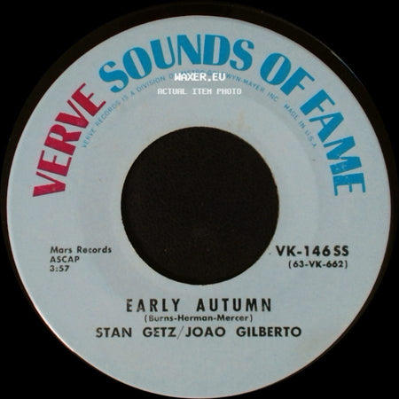 Stan Getz/Joao Gilberto - Early Autumn / Desafinado side A