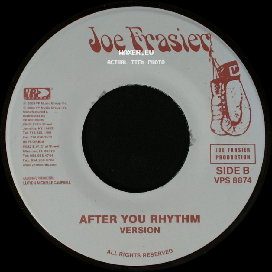 Fiona / Joe Frasier - One Dance / After You Rhythm Version side B
