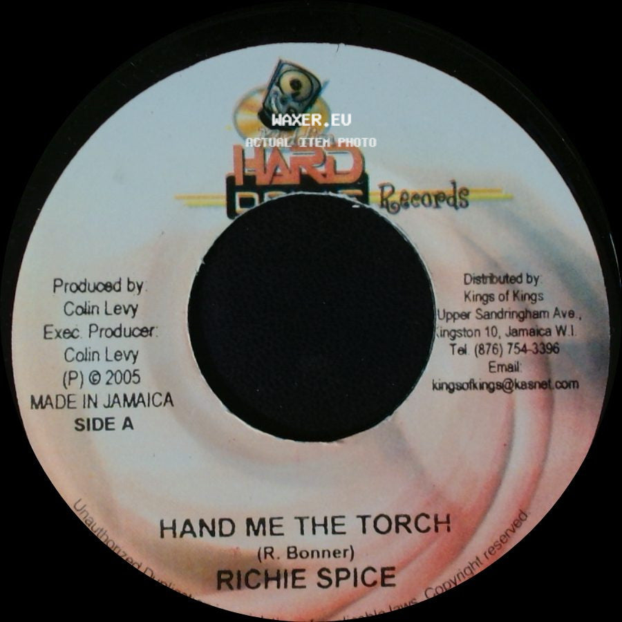 Richie Spice / Ultimate Shine - Hand Me The Torch / One Step At A Time side A