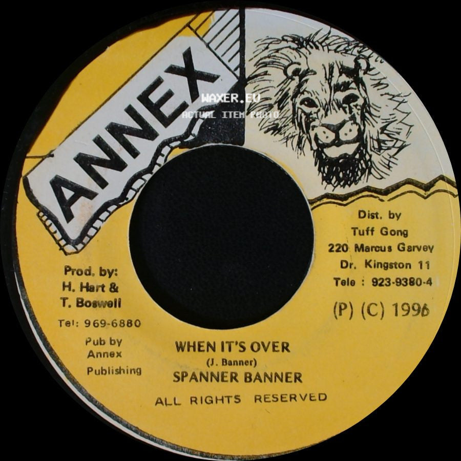 Spanner Banner - When It's Over / Version side A