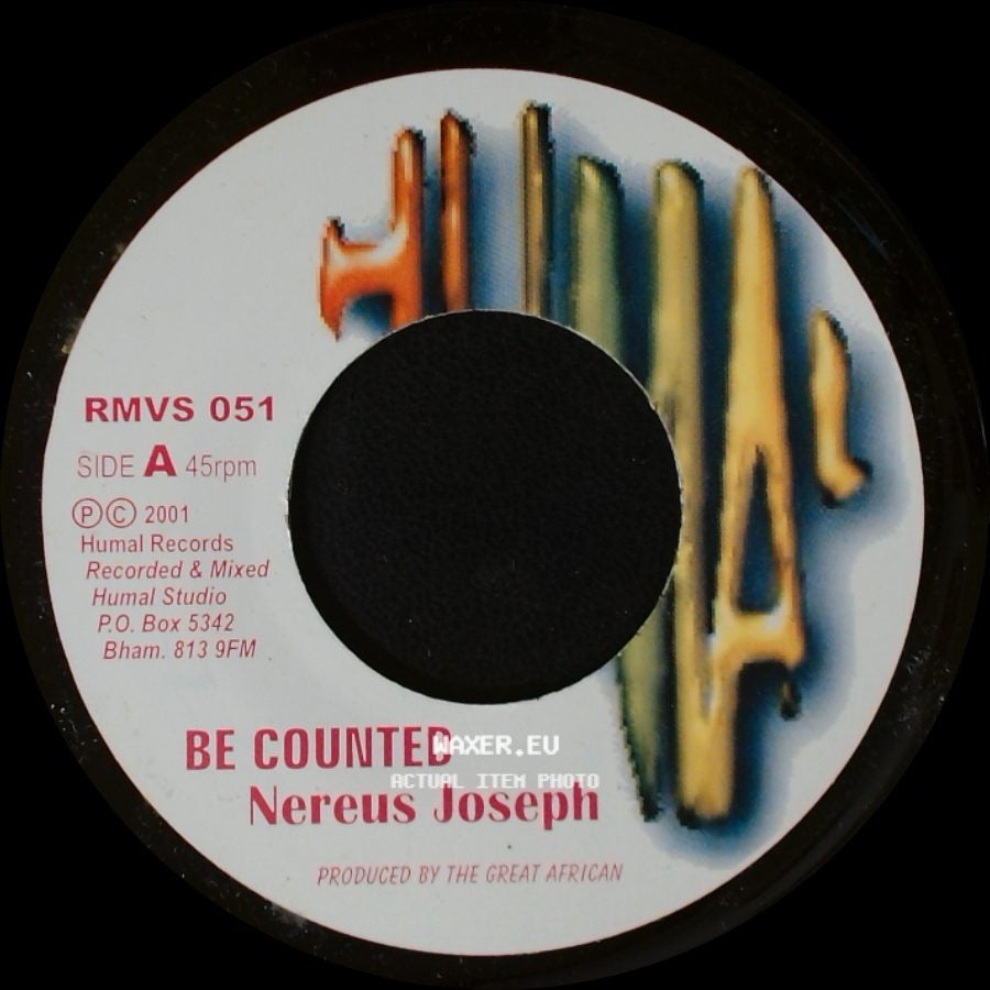 Nereus Joseph / Bubbler - Be Counted / Determination Riddim side A