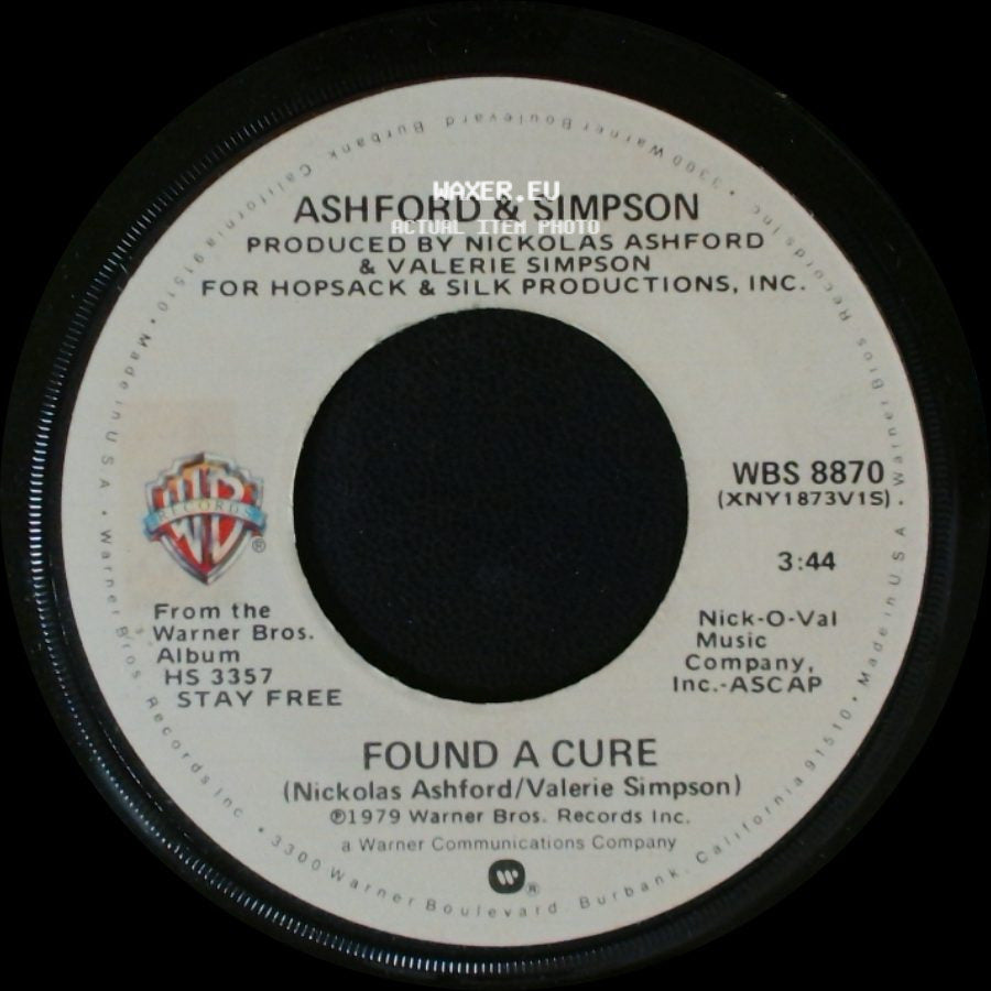Ashford & Simpson - Found A Cure / You Always Could side A