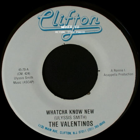 The Valentinos - Whatcha Know New / Easy To Fall In Love side A