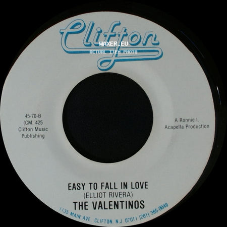 The Valentinos - Whatcha Know New / Easy To Fall In Love side B
