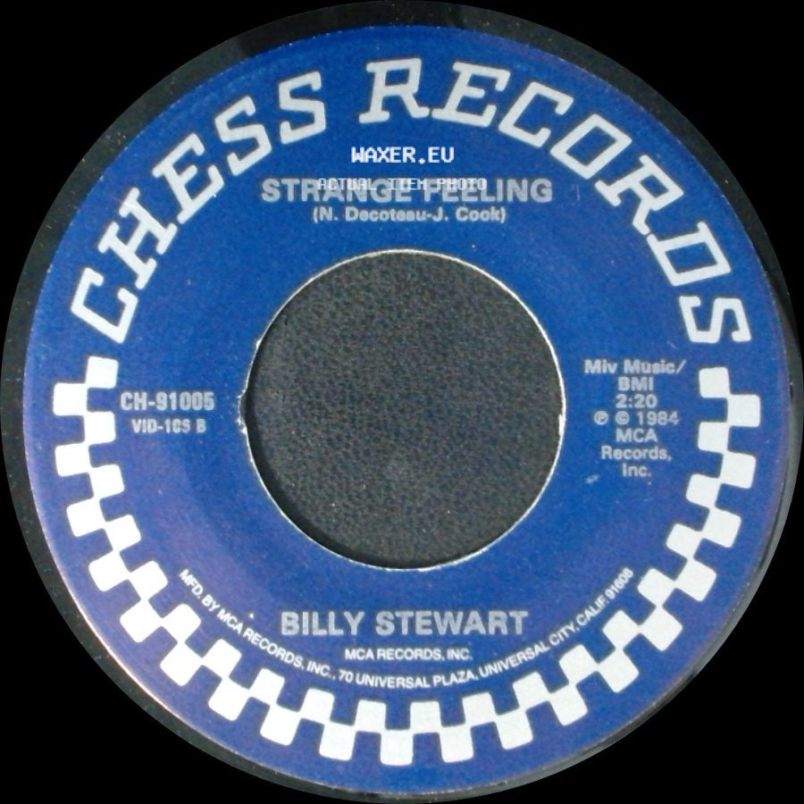 Billy Stewart - I Do Love You / Strange Feeling side B