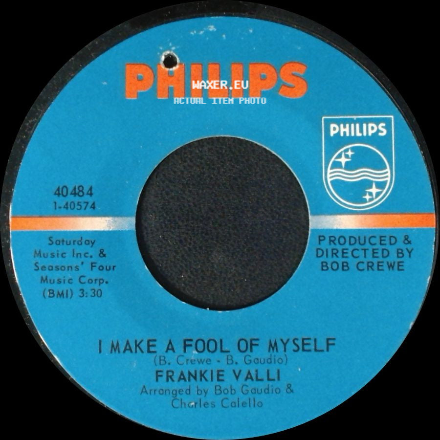 Frankie Valli - I Make A Fool Of Myself / September Rain (Here Comes The Rain) side A