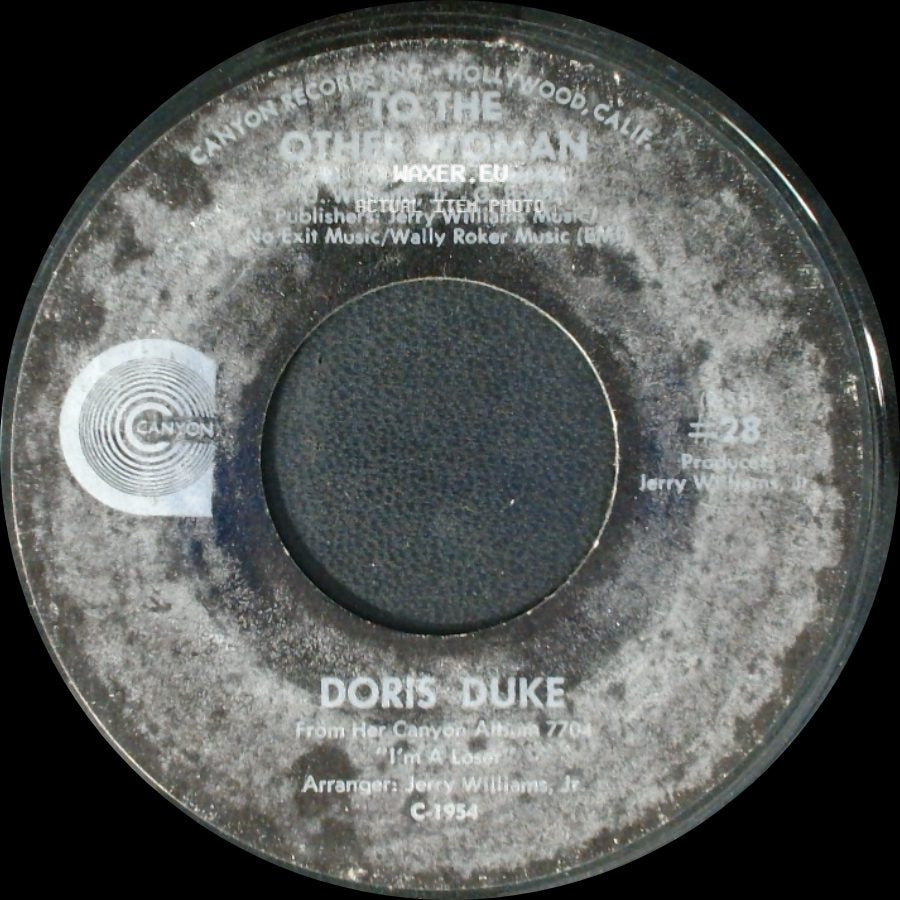 Doris Duke - To The Other Woman / I Don't Care Anymore side A