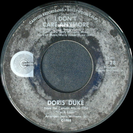 Doris Duke - To The Other Woman / I Don't Care Anymore side B