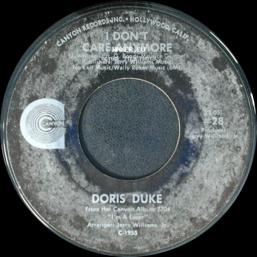 Doris Duke - To The Other Woman / I Don't Care Anymore side B