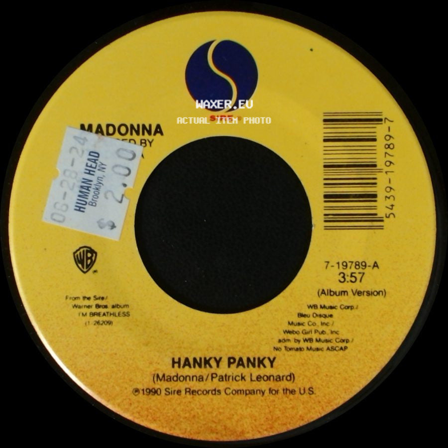 Madonna - Hanky Panky / More side A