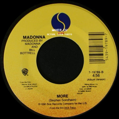 Madonna - Hanky Panky / More side B
