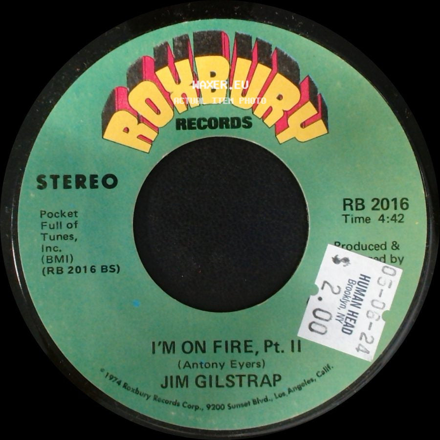 Jim Gilstrap - I'm On Fire / I'm On Fire, Pt. Ii side B