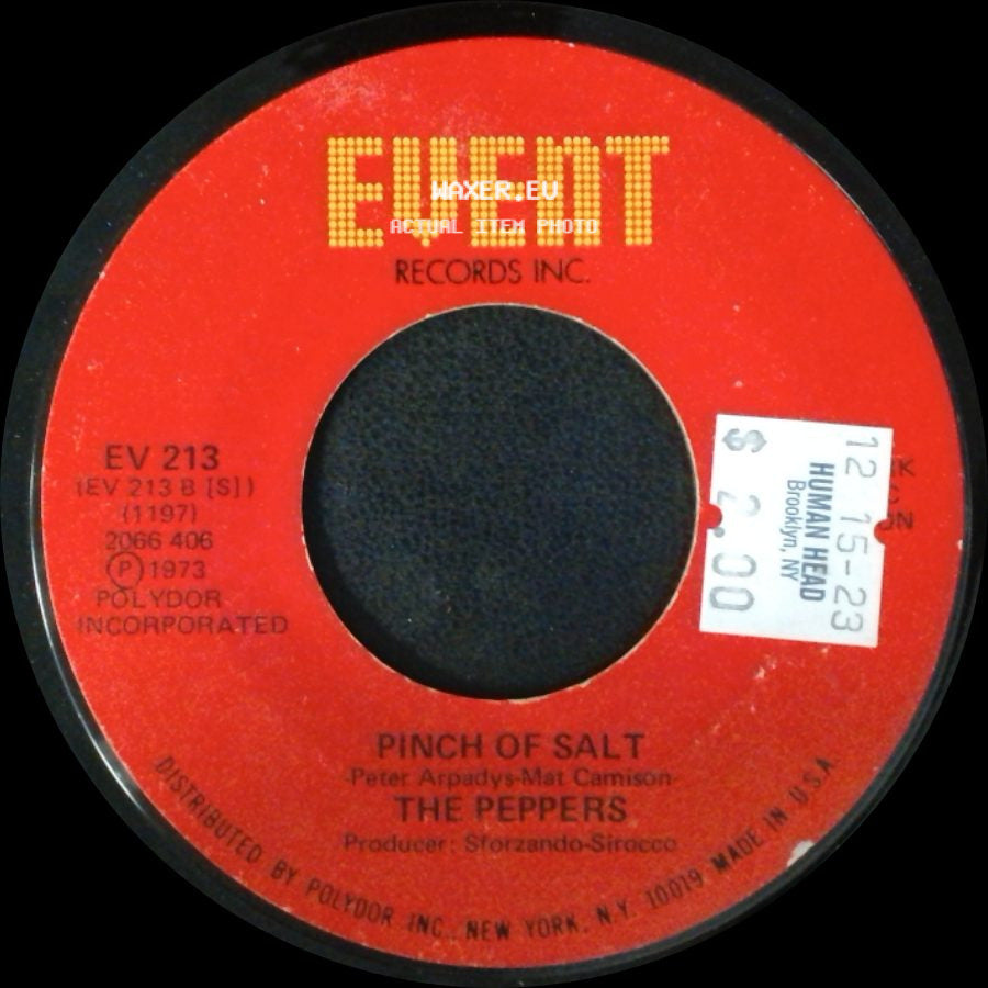 The Peppers - Pepper Box / Pinch Of Salt side B