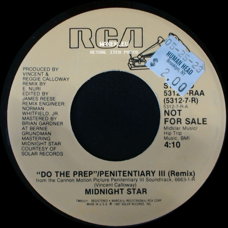 Midnight Star - Do The Prep"/Penitentiary Iii (Remix) / "Do The Prep"/Penitentiary Iii (Remix) side A