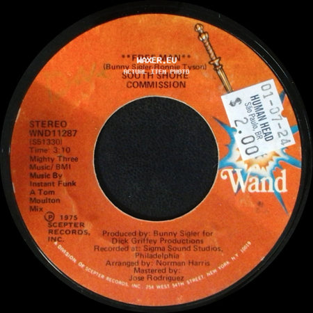 South Shore Commission - Free Man / Free Man **Disco Mix** side A