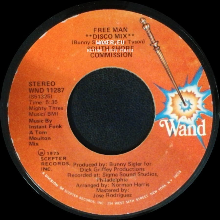 South Shore Commission - Free Man / Free Man **Disco Mix** side B