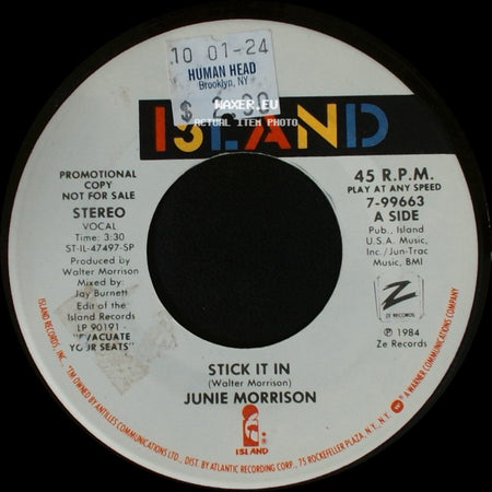 Junie Morrison - Stick It In / Stick It In side A