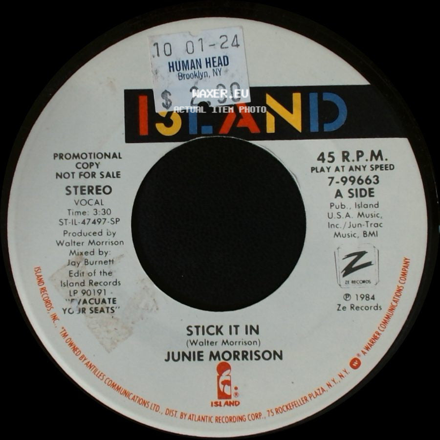 Junie Morrison - Stick It In / Stick It In side A