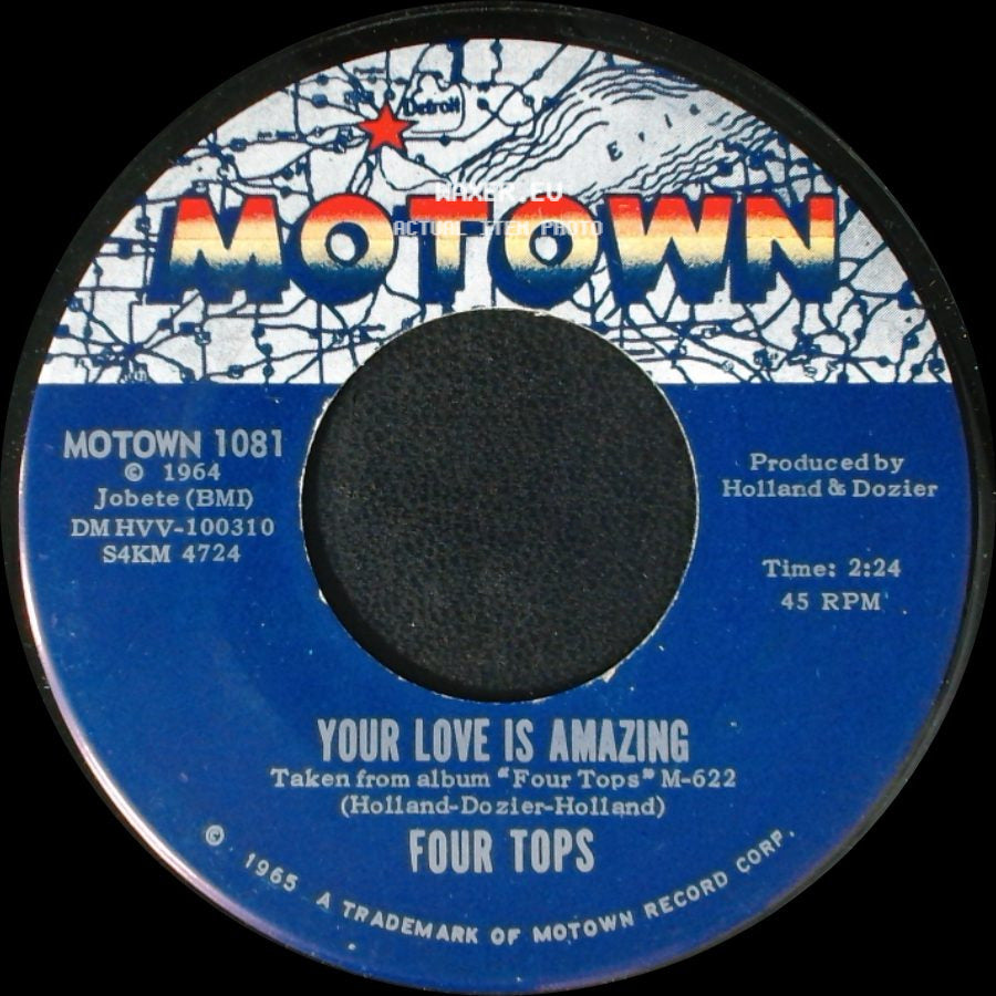 Four Tops - Your Love Is Amazing / It's The Same Old Song side A