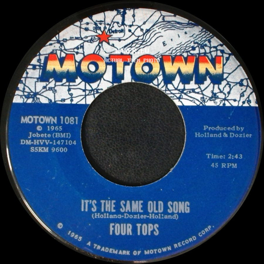 Four Tops - Your Love Is Amazing / It's The Same Old Song side B