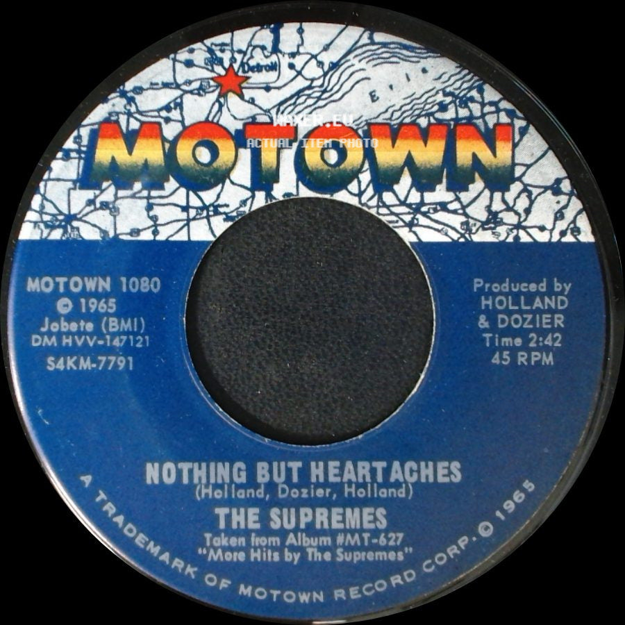 The Supremes - He Holds His Own / Nothing But Heartaches side B