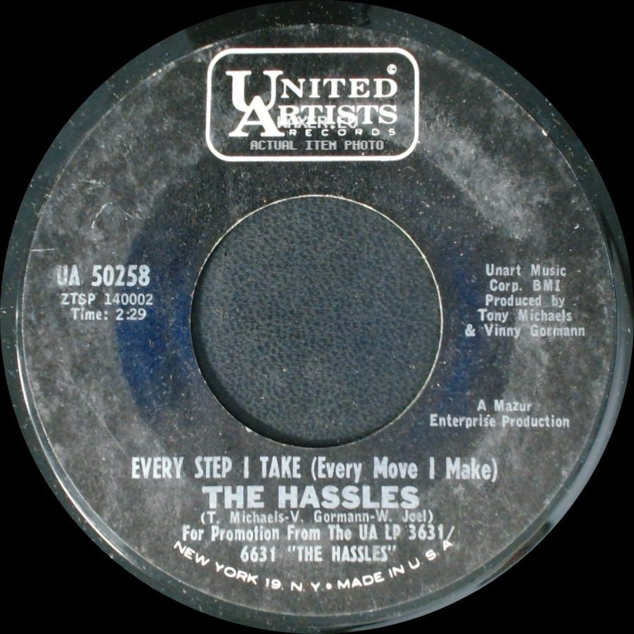 The Hassles - Every Step I Take (Every Move I Make) / I Hear Voices side A