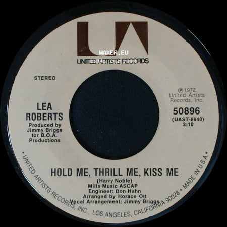Lea Roberts - Hold Me, Thrill Me, Kiss Me / Mr. Preacher Man side A