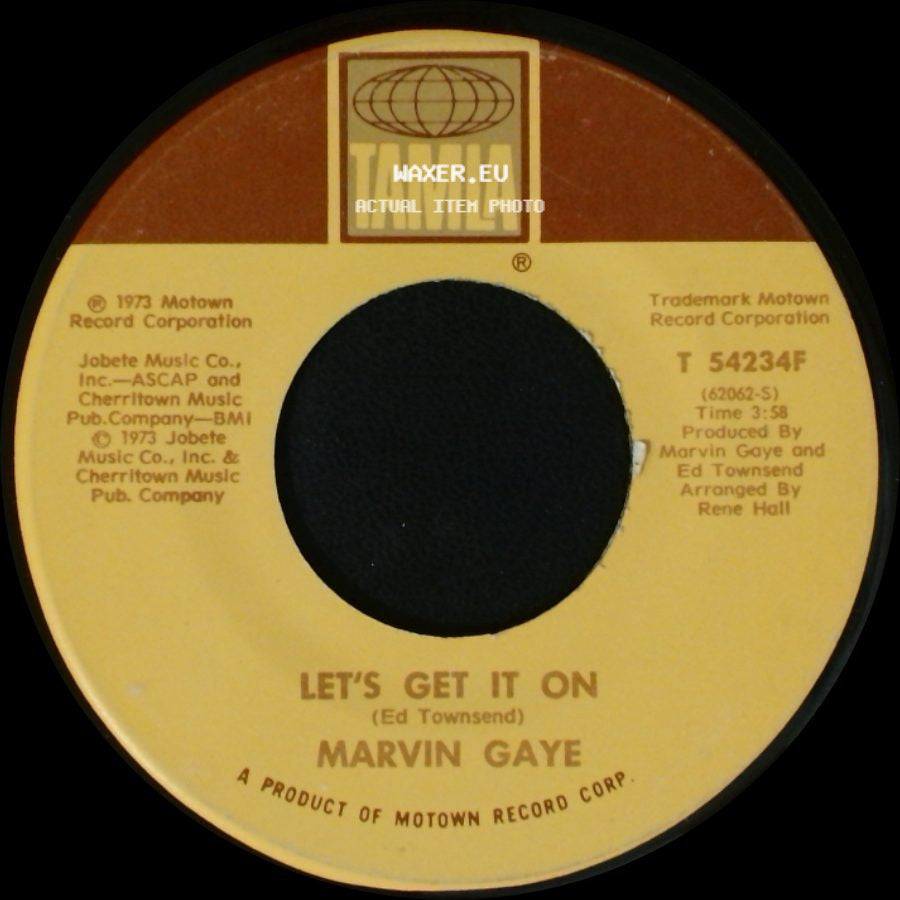 Marvin Gaye - Let's Get It On / I Wish It Would Rain side A