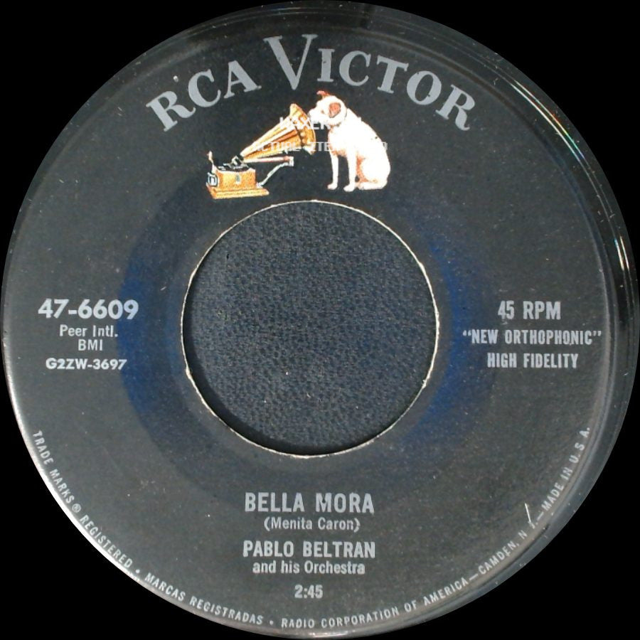 Pablo Beltran And His Orchestra - Bella Mora / Besame Morenita side A