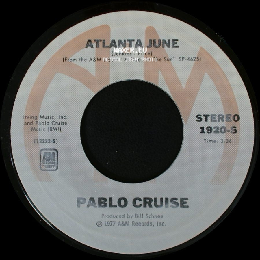 Pablo Cruise - Atlanta June / Whatcha Gonna Do? side A