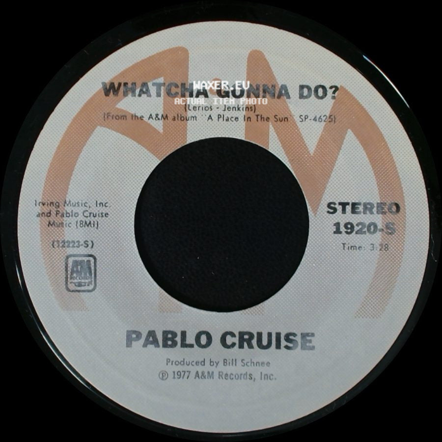 Pablo Cruise - Atlanta June / Whatcha Gonna Do? side B