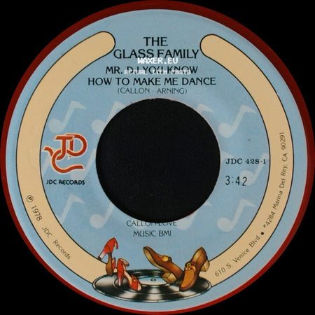 The Glass Family - Mr. Dj You Know How To Make Me Dance / No One Can Find Love side A