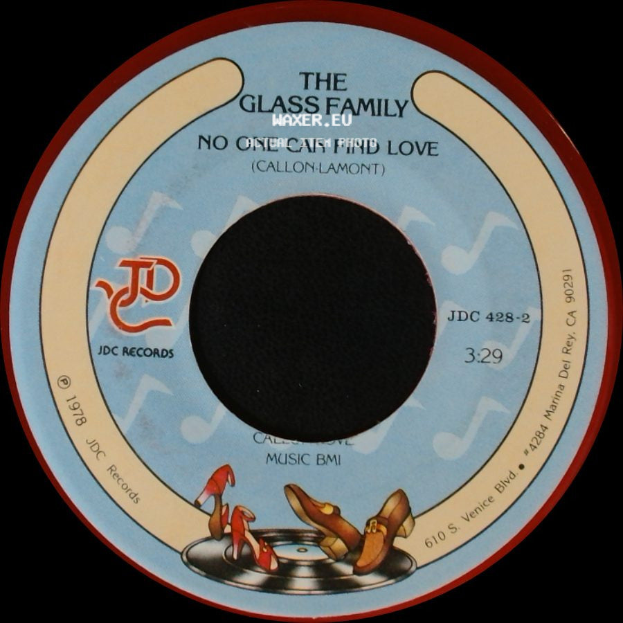 The Glass Family - Mr. Dj You Know How To Make Me Dance / No One Can Find Love side B