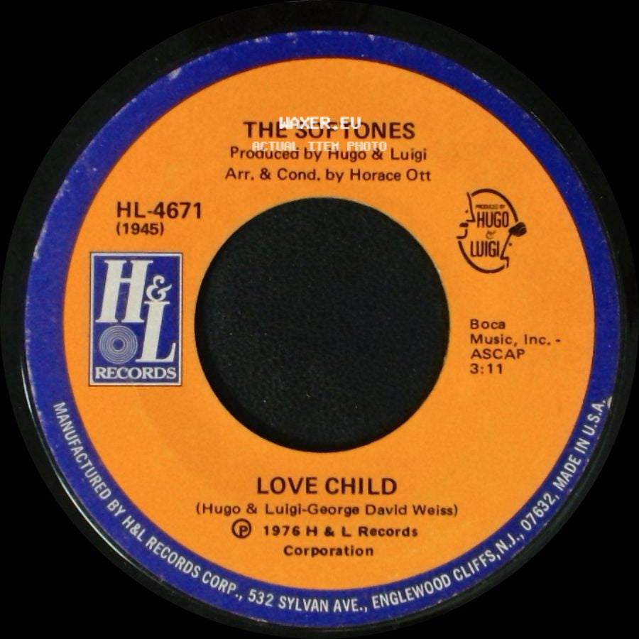 The Softones - Love Child / Girl, We've Got To Keep On side A