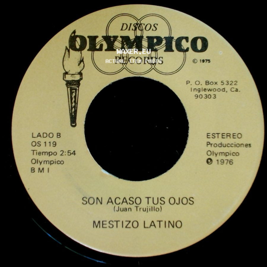 Mestizo Latino - Que Sera De Los Dos / Son Acaso Tus Ojos side B