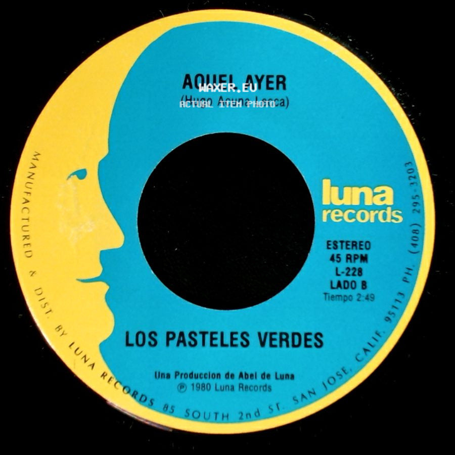 Los Pasteles Verdes - El Solitario (D.A.R) / Aquel Ayer side B