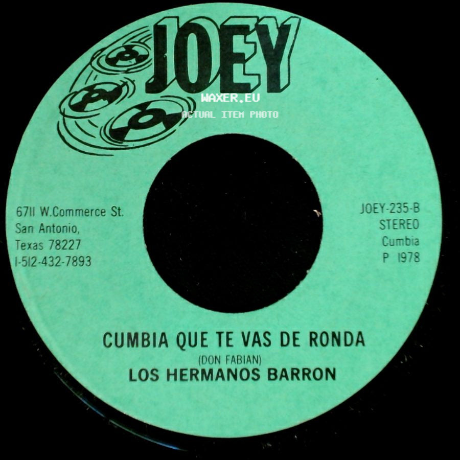 Los Hermanos Barron - En Una Cajita / Cumbia Que Te Vas De Ronda side B