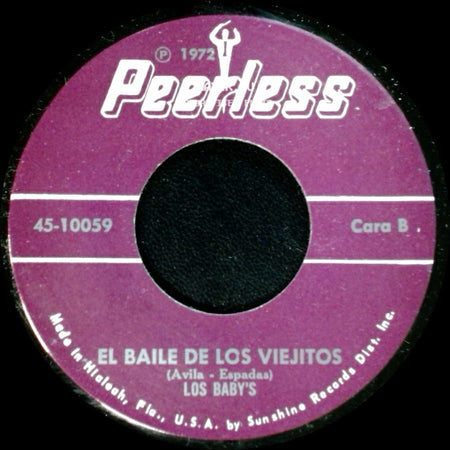 Los Baby's - Jamaica / El Baile De Los Viejitos side B