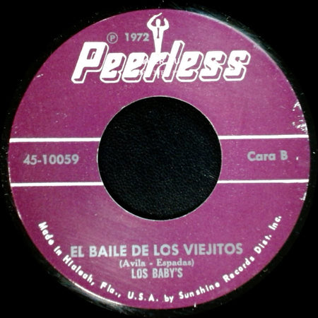 Los Baby's - Jamaica / El Baile De Los Viejitos side B