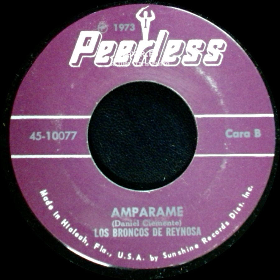 Los Broncos De Reynoso - Mi Ultima Carta / Amparame side B